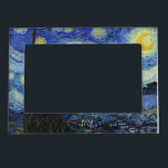 Cadres Photo Magétiques La nuit étoilée de Van Gogh<br><div class="desc">La nuit étoilée de Van Gogh. S'il vous plaît visitez mon magasin pour un design plus intéressant et plus de choix de couleurs. =>     zazzle.com/iwheels*</div>