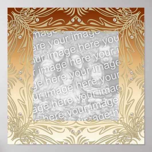 Cadres Pour Votre Poster Photo Image Café Gold (Devant)