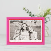 Cadres rose gras Carte photo de la Saint-Valentin (Debout devant)