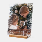 Cadres Snowflakes Photo personnalisée (Angle)