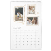 Cadres tirés à la main - Calendrier de Collage de  (Jan 2027)