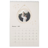 Cadres tirés à la main - Calendrier de Collage de (Feb 2027)