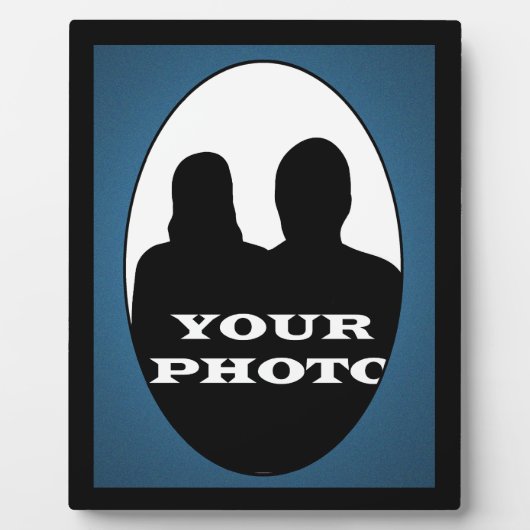 Cadrez votre photo 8 x 10 Plaque photo verticale (Devant)