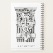 Caducee 5.5x8.5 Cahier à reliure spirale (Verso)