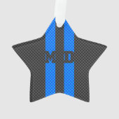 Caducée du médecin DM sur le style de fibre de (dos)