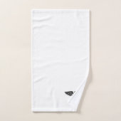 Caducée Médicale blanche (Serviette à main)