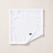 Caducée Médicale blanche (Gant de toilette)
