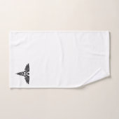 Caducée Médicale blanche (Serviette à main)