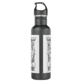 CADUCEUS 24oz Waterfles (Achterkant)