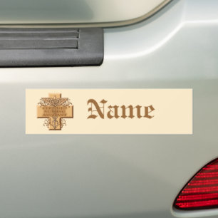 Caduceus aangepaste CNA verpleegkundige Bumperstic Bumpersticker