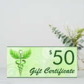 Caduceus Alternative Medicine $50 Gift Voucher (Staand voorkant)