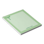 Caduceus avec Bloc-notes Feuille (Incliné)