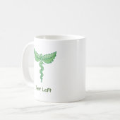 Caduceus avec Mug de café Feuille (Devant gauche)
