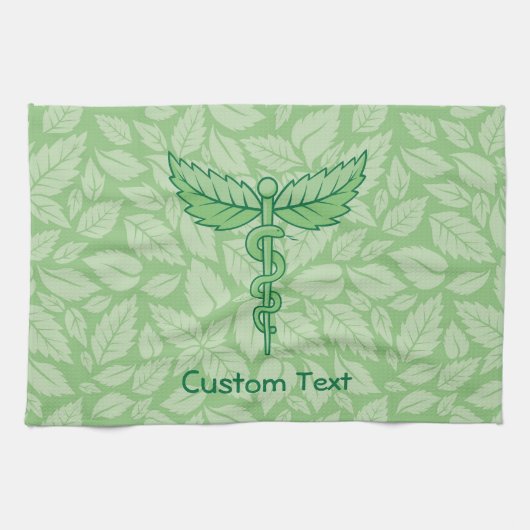 Caduceus avec serviette Arrière - plan Feuille (Horizontal)