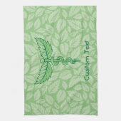 Caduceus avec serviette Arrière - plan Feuille (Vertical)