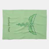 Caduceus avec serviette Feuille (Horizontal)