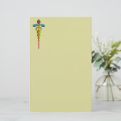 CADUCEUS BRIEFPAPIER (Staand voorkant)