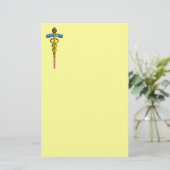 CADUCEUS BRIEFPAPIER (Staand voorkant)