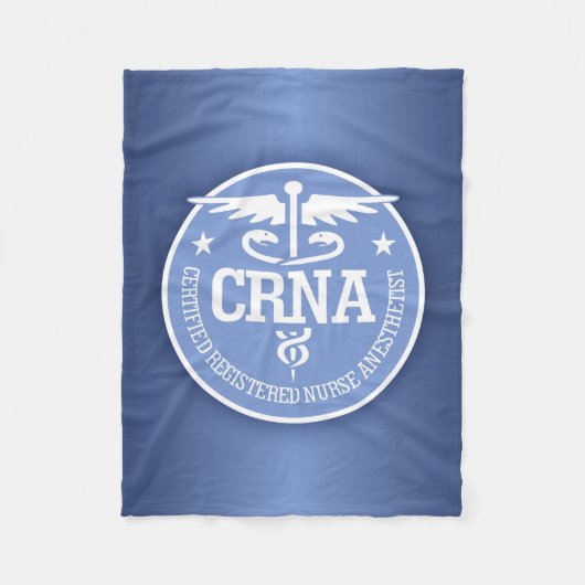 Caduceus CRNA cadeauideeën Fleece Deken (Voorkant)