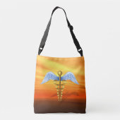 Caduceus Crossbody Tas (Achterkant)