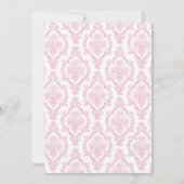 Caduceus Damask roze Nursing school afstuderen RN Kaart (Achterkant)