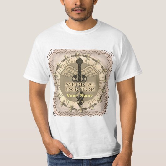 Caduceus Docteur Médicale T-Shirt (Devant)