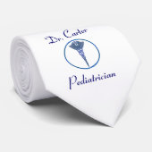 Caduceus Doctor in de geneeskunde Stropdas (Opgerold)