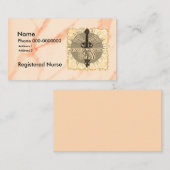 Caduceus ER Nurse Carte de visite (Devant / Derrière)