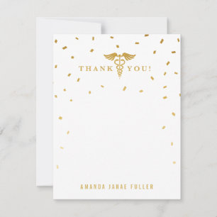 Caduceus Graduation Party Merci Cartes