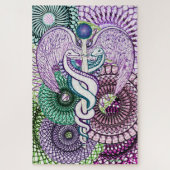 Caduceus Legpuzzel (Verticaal)