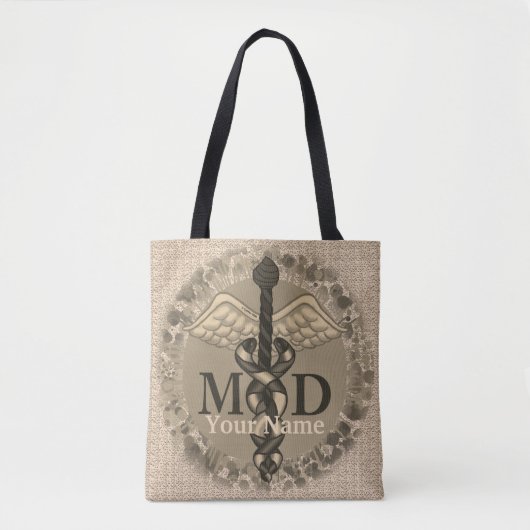 Caduceus MD Doctor sac fourre-tout (Devant)