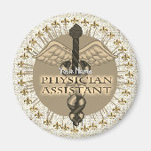 Caduceus Médecin Assistant aimant (Devant)