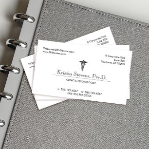 Caduceus Medical Professional Zuster of Doctor Visitekaartje