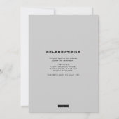 Caduceus Médicale Graduation Invitation (Dos)