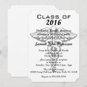 Caduceus Médicale Invitation de diplôme de l'école (Devant / Derrière)