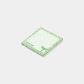 Caduceus met bladachtergrond post-it® notes (Schuin)