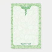 Caduceus met bladachtergrond post-it® notes (Voorkant)