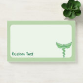 Caduceus met bladeren post-it® notes (Kantoor)