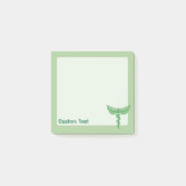 Caduceus met bladeren post-it® notes (Voorkant)