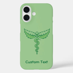 Caduceus met Leaves Hoesje-Mate iPhone Case