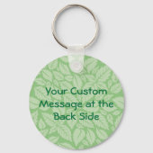 Caduceus met Sleutelhanger achtergrond met bladere (Achterkant)