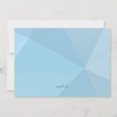 Caduceus Moderne Graduée Invitation (Dos)