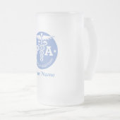 Caduceus PA2 cadeauideeën Matglas Bierpul (Voorkant rechts)