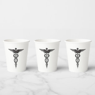 Caduceus Papieren Bekers