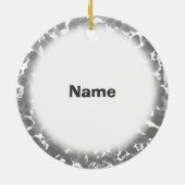 Caduceus peace doctor keramisch ornament (Achterkant)