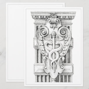 CADUCEUS PERSONEEL 6.5x8.75 Vlakke Kaart