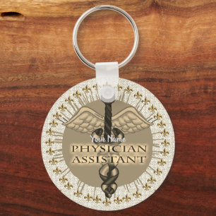 Caduceus Physician Assistant sleutelhanger