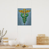 Caduceus Poster (Keuken)