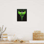 Caduceus : Poster de médecine alternative Imprimer (Cuisine)