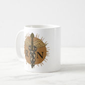 caduceus R.N. Nurse Mug (Devant gauche)